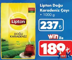 LİPTON DOĞU KARADENİZ ÇAYI 1000 G ÇAY